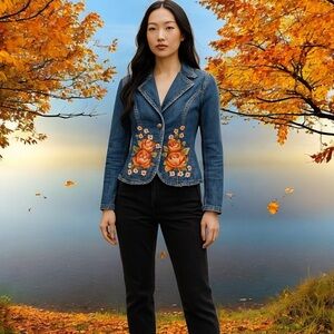 Kickit jeans denim jeacket! Super cute!